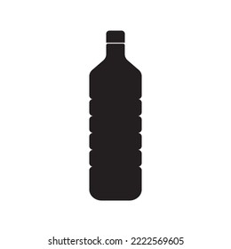 plastic bottle icon vector illustration logo design