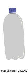Plastic Bottle Icon Vector Illustration