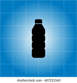 Plastic bottle icon. vector illustration 