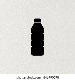Plastic bottle icon. vector illustration 