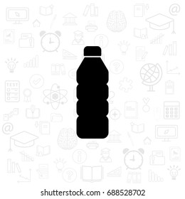 Plastic bottle icon. vector illustration 