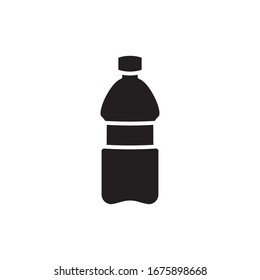plastic bottle icon vector symbol template