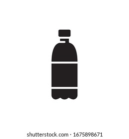 plastic bottle icon vector symbol template