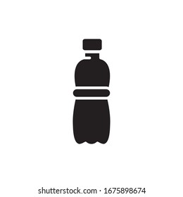 plastic bottle icon vector symbol template
