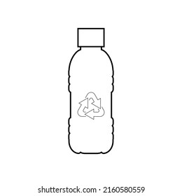 plastic bottle icon vektor design