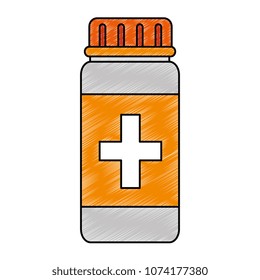 plastic bottle isolated icon