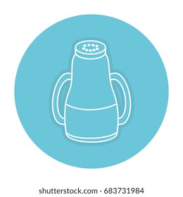 plastic bottle isolated icon