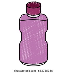plastic bottle isolated icon