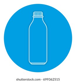 plastic bottle isolated icon