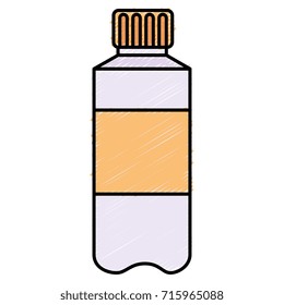plastic bottle isolated icon