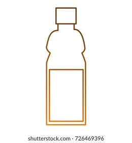 plastic bottle isolated icon