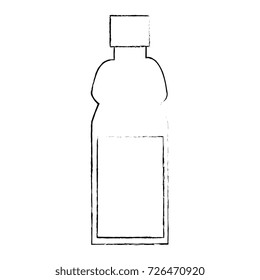 plastic bottle isolated icon