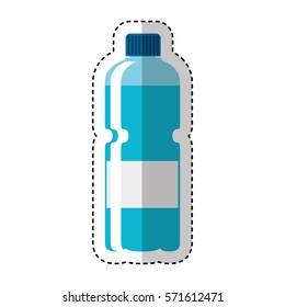 plastic bottle isolated icon vector illustration design