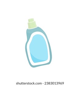 plastic bottle of laundry detergent