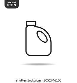plastic bottle line icon. high quality icons suitable for business and educational graphic assets, web design, applications, software, print media, etc. EPS 10 vector icon on a white background.