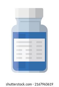 plastic bottle medicine icon isolated