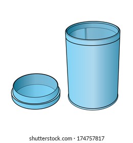 plastic bottle of medicine vector