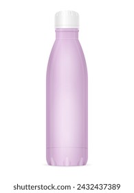 Plastic bottle on a white background. Vector illustration.