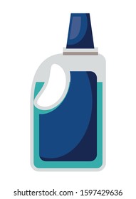plastic bottle product clean icon vector illustration design