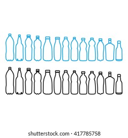 Plastic bottle set