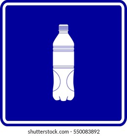 plastic bottle sign