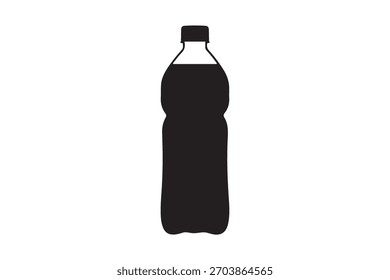 Plastikflasche Silhouette, Vektorgrafik, Set von Ölflasche Silhouette, Vektor 
