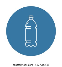 plastic bottle of soda icon. Element of bottle icons for mobile concept and web apps. Badge style plastic bottle of soda icon can be used for web and mobile apps on white background