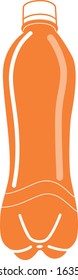 Plastic bottle vector art draw