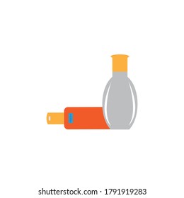 plastic bottle vector design ilustration templat
