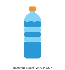 Plastic Bottle Vector Flat Icon Design