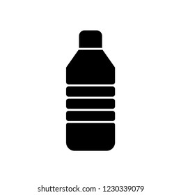 Plastic bottle vector icon