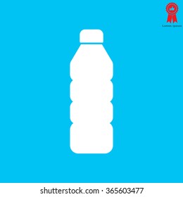 Plastic bottle - Vector icon isolated