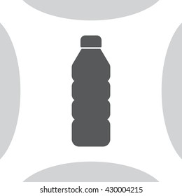 Plastic bottle - Vector icon isolated