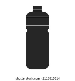 Plastic bottle vector icon.Black vector icon isolated on white background plastic bottle.