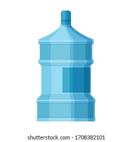Icono vectorial de botella de plástico.Icono vectorial de caricatura aislado en botella de plástico de fondo blanco.