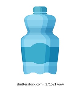 Plastic bottle vector icon.Cartoon vector icon isolated on white background plastic bottle.
