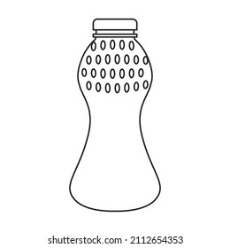 Plastic bottle vector icon.Cartoon vector icon isolated on white background plastic bottle.