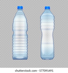 Plastic Bottle Vector illustration