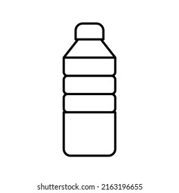 Plastic bottle vector illustration color editable