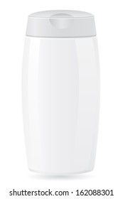 plastic bottle vector illustration isolated on white background