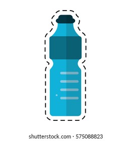 plastic bottle water mineral recycling - dot line