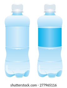 Plastic Bottle Water Vector Stock Vector (Royalty Free) 277965116 ...