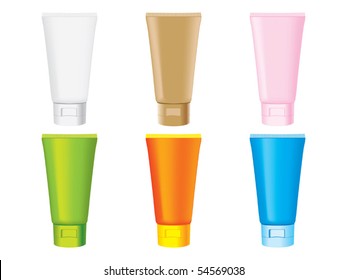 Plastic bottles vector