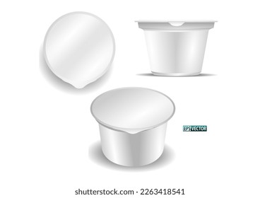 "Plastic Bowl"

A realistic plastic bowl packaging