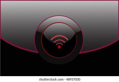 plastic button. vector