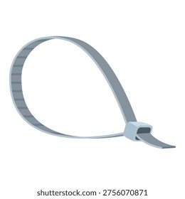Plastic cable tie providing a secure and reliable fastening solution for organizing and managing wires and cables