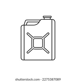 plastic canister,oil,gas,fuel icons set isolated on background