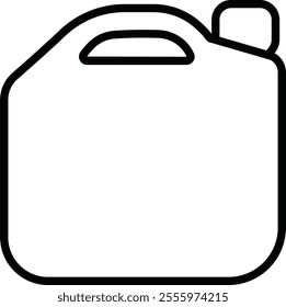 Plastic Cans icon in line. Plastic Water Bottle symbols collection Cleaning and Hygiene detergent for laundry Products isolated on transparent background. vector for apps or web