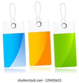 Plastic card / business card templates, empty backgrounds... shiny, idyllic style