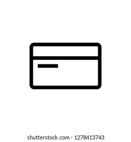 plastic card, icon, vector illustration eps10